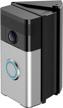 optimize viewing with cavn black angle mount for ring video doorbell 1 2 3 4 - adjustable 30 to 55 degree angle logo