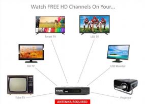 img 2 attached to Обновите свой телевизор: EXuby Digital Converter Box с каналами Full HD, записью и программой передач на 7 дней
