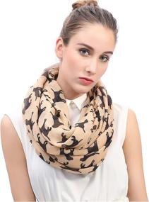 img 4 attached to Lina Lily Labrador Infinity Lightweight Women's Accessories in Scarves & Wraps