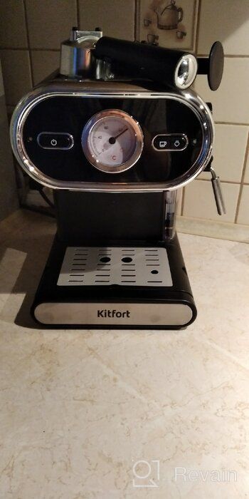 img 1 attached to Rozhkovy coffee maker Kitfort KT-702, black review by Ewa Wesola ᠌