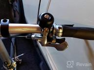 img 1 attached to Greallthy Bike Bell: Classic Brass Bicycle Bell with 🚲 Loud Sound - Ideal for Road and Mountain Bike Handlebars (Adults) review by Billy Branch