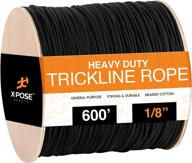 black unglazed trickline rope applications logo