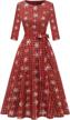 charm up your wardrobe with dresstells vintage tea dress for stylish church/work events logo