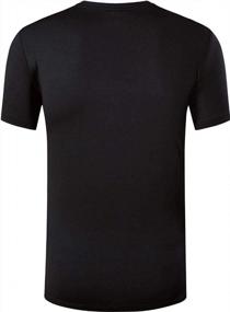 img 2 attached to Jeansian Men's Quick-Dry Sport Short Sleeve T-Shirt - Golf, Tennis, Running - LSL133