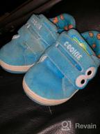 img 1 attached to Sesame Street Elastic Adjustable Boys' Sneakers: Comfy and Stylish Footwear for Kids review by Patrick Martin