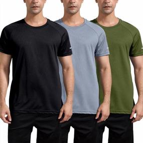 img 3 attached to Stay Cool And Comfortable With Boyzn Men'S 3 Pack Quick Dry Workout Shirts