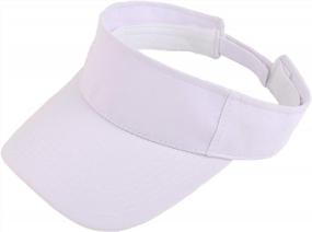 img 4 attached to Versatile Sun Visor: Melesh Adjustable Headband For Active Men And Women