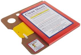 img 1 attached to Clean Sheets CLN-CS100: 100 Disposable Superior Mixing Pad (12x12) for Toughest Jobs - Clear