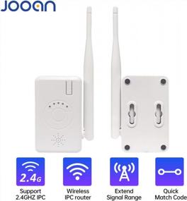 img 3 attached to JOOAN 2.4GHz WiFi Range Extender For Wireless Security System NVR - Easy Setup, Plug-In Powered Repeater