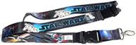 🚀 plasticolor star wars space scene lanyard keychain, black - 004452r01 логотип