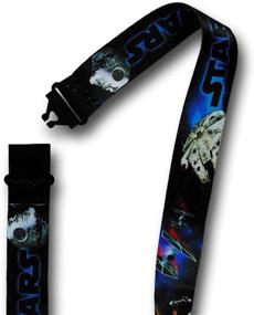 img 2 attached to 🚀 Plasticolor Star Wars Space Scene Lanyard Keychain, Black - 004452R01