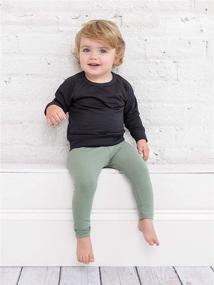 img 3 attached to 👕 Organic Cotton Long Sleeve Pullover Top for Infants, Toddlers &amp; Kids by Colored Organics