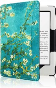 img 3 attached to Чехол-кошелек из искусственной кожи ACdream Folio премиум-класса с автоматическим режимом сна и передним карманом для Kindle Paperwhite 6,8 дюйма 11-го поколения 2021 - Blossom1