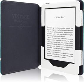 img 2 attached to Чехол-кошелек из искусственной кожи ACdream Folio премиум-класса с автоматическим режимом сна и передним карманом для Kindle Paperwhite 6,8 дюйма 11-го поколения 2021 - Blossom1