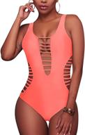 beachqueen women's swimsuit with cutout detail - bathing apparel and swimwear with swimsuits & cover ups logo