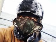 img 1 attached to Protective Face Masks With Ushanka Winter Hat - Russian Trooper Trapper Hat For Men And Women (2Pcs) review by Rick Howlett