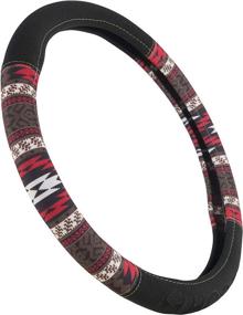 img 4 attached to 🚗 Hooey Steering Wheel Cover, Universal-Fit, Easy to Install for Cars, Trucks, Vans, SUVs – Multi Clay