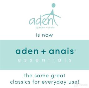 img 1 attached to 👶 aden + anais Essentials Changing Pad Cover: Super Soft, Breathable 100% Cotton Muslin - Tailored Snug Fit - Baby Star Design