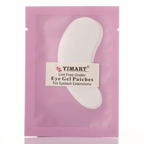 img 3 attached to Lint-Free Under Eye Gel Pad Patches For Eyelash Extensions - Set Of 40 Pairs By Yimart