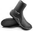 trufit dive boots by tilos: the ultimate ergonomic scuba booties available in 3mm short, 3mm titanium, 5mm titanium, 5mm thermowall, and 7mm titanium thicknesses logo