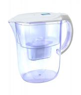 ehm ultra premium alkaline water filter pitcher - 3.8l, activated carbon filter- bpa free, healthy, clean, & toxin-free mineralized alkaline water in minutes- up to 9.5 ph-2022 (white) logo