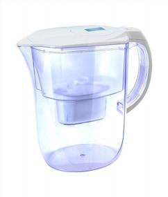 img 2 attached to Ehm Ultra Premium Alkaline Water Filter Pitcher - 3.8L, Activated Carbon Filter- BPA Free, Healthy, Clean, & Toxin-Free Mineralized Alkaline Water In Minutes- Up To 9.5 PH-2022 (White)