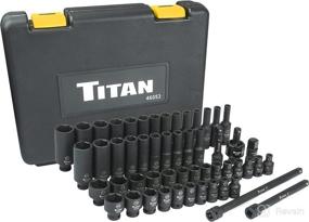 img 4 attached to 🔧 Titan 46053: High-Quality 1/4" Drive SAE & Metric Impact Socket Set for Precision Work