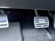 img 1 attached to Upgrade Your Ford F150 2015-2018 / Ford Raptor 2017-2018 With Jaronx No-Drill Pedal Covers - Aluminum Alloy Anti-Slip Gas & Break Pedal Pad Set For Improved Acceleration And Safety review by James Cabot