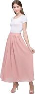 kileyi womens elastic chiffon pleated women's clothing ~ skirts логотип