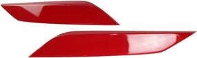 img 4 attached to 🚗 Pre-Painted Red ABS Headlight Eyelids Eyebrows Cover for 2003-2009 Nissan 350Z, Compatible with IKON MOTORSPORTS, Available in Other Colors (2004-2007)