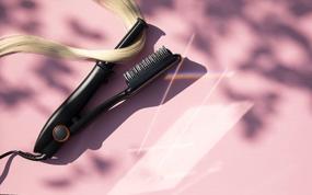 img 2 attached to InStyler Max 3/4" Black Straightening Styler - Straightens Without Creasing For Blowout Styling & Increased Hair Volume - For All Hair Types