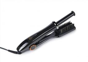 img 4 attached to InStyler Max 3/4" Black Straightening Styler - Straightens Without Creasing For Blowout Styling & Increased Hair Volume - For All Hair Types
