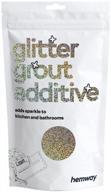 hemway gold/silver holographic glitter grout tile additive 100g for tiles bathroom wet room kitchen - easy to mix with epoxy resin or cement based grout, temperature resistant logo