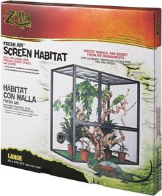 img 2 attached to 🦎 R-Zilla SRZ100011811 Fresh Air Screen Habitat: Ideal Reptile Enclosure (18x30-Inch)