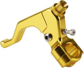 img 2 attached to 🏍️ NICECNC Gold Universal Short Stunt Clutch Lever for Various Motorcycles - Compatible with DRZ400E 2000-2008, DRZ400S 2000-2009, DRZ400SM 2005-2009, See Fitment