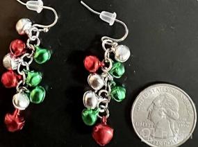 img 3 attached to Seakuur Christmas Earring Set - Jingle Bell Holiday Drop Dangle Earrings Gift for Women and Girls, Perfect for Party