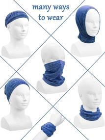 img 1 attached to Pieces Gaiter Protection Bandana Balaclavas Girls' Accessories : Fashion Scarves