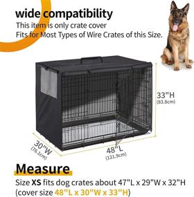 img 3 attached to Inches Durable Kennel Double Universal