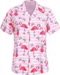 🌺 aptro women's hawaiian aloha shirt: regular fit floral blouse, short sleeve tropical shirt logo