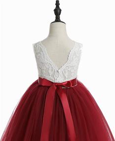 img 2 attached to 👗 Sparkle in Style: Glamulice Christmas Bridesmaid Birthday Ballgown Girls' Dresses