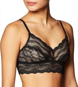 img 4 attached to Luxurious Lace Bralette For Women: B.Tempt'D By Wacoal'S Kiss Of Style