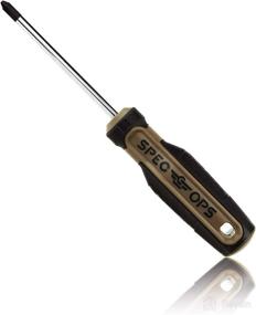 img 4 attached to 🧰 Spec Ops Tools Phillips Screwdriver, 2 x 4", Magnetic Tip, Cr-Mo Steel Shaft - Shop Now and Support Veterans!