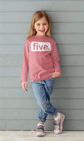 img 2 attached to 👕 Trendy Toddler Birthday Shirts T-shirt Girls' Clothing - Tops, Tees & Blouses