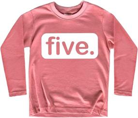 img 3 attached to 👕 Trendy Toddler Birthday Shirts T-shirt Girls' Clothing - Tops, Tees & Blouses