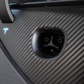 img 2 attached to US Model Tesla Model 3 Charging Port Wrap – Carbon Fiber Black (2017-2020 Model 3 and Y)