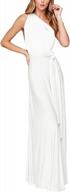 women's convertible bridesmaid maxi dress multi-way wrap evening gown formal wedding party long dresses logo