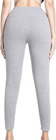 img 1 attached to Stay Warm In Style: Romastory Women'S Elastic Fleece-Lined Winter Leggings
