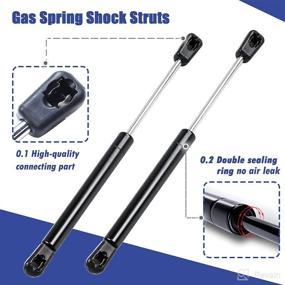 img 1 attached to 💪 High-Quality 10 Inch Gas Spring Shocks Struts Lift Support for Hydraulics Lid Stay Window Cabinet - 22.5 Lbs/100N