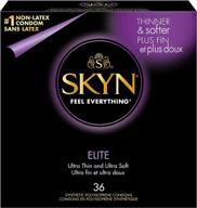 🌟 skyn elite – 36-pack – extra-thin, lubricated non-latex condoms logo