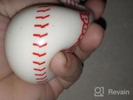 img 1 attached to GoSports Sticky Baseballs For Pitch N' Stick Game - Set Of 4 Replacement Balls review by Karen Smith